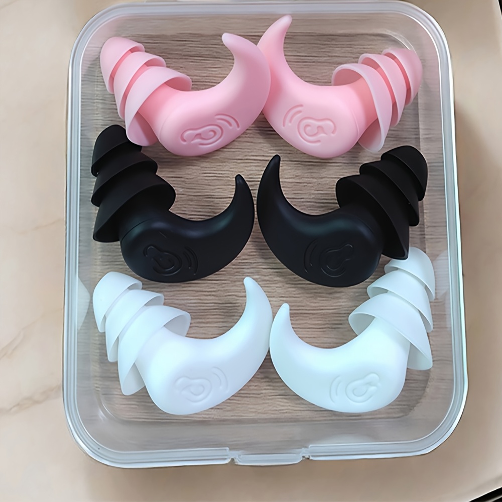 Soft Silicone Earplugs for Swimming and Travel