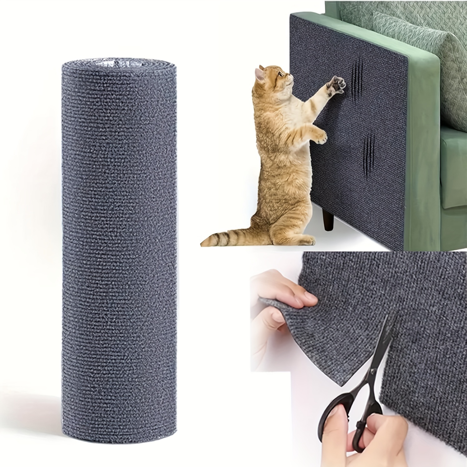 

Cat Furniture Protector, Adhesive Cat Pad Couch Cat Protector From Cats Scratching, Diy Climbing Cat Scratcher Couch Protector From Cat For Indoor Cats