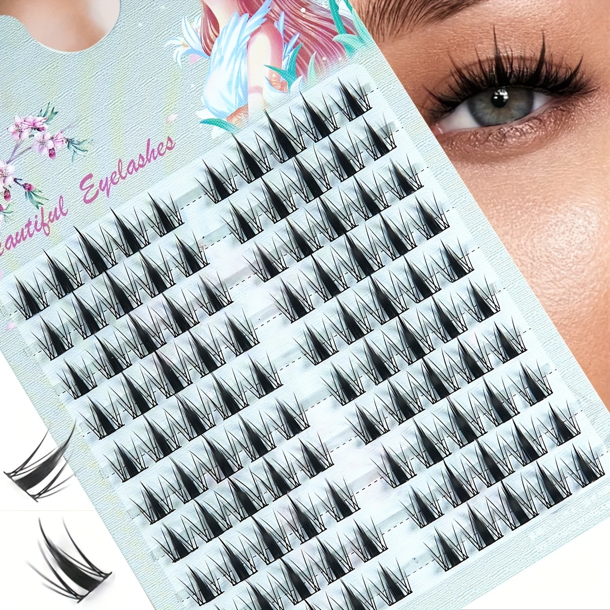 

Of False Eyelashes, Segmented Fairy Hair, 8-12mm , Natural And Style, Enlarge