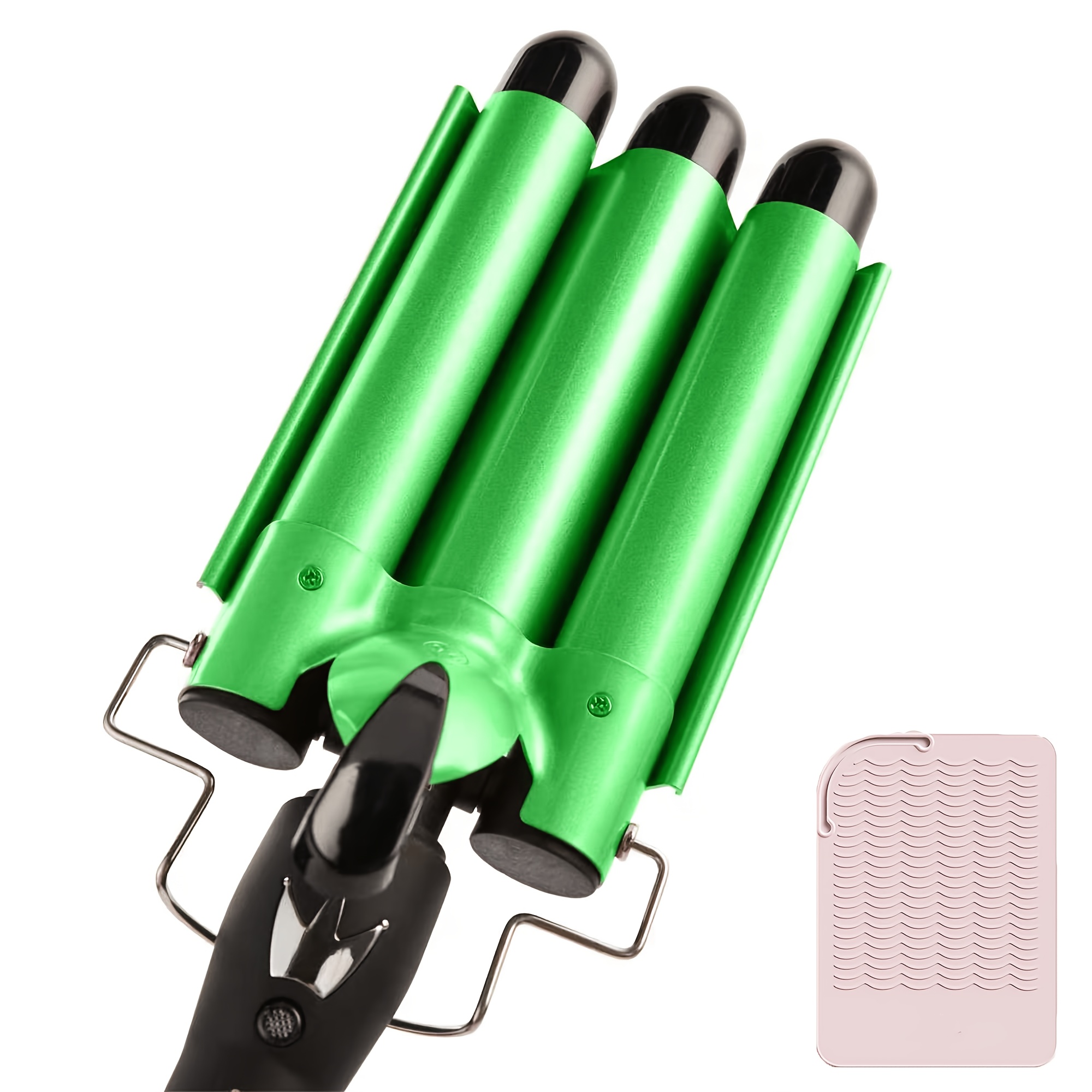 Image of Triple- Deep Wave Curling Iron, Quickly Up To Create Waves, Egg Rolls, And Hair. Adjustable Temperature Long-lasting For Women With Medium To Long Hair