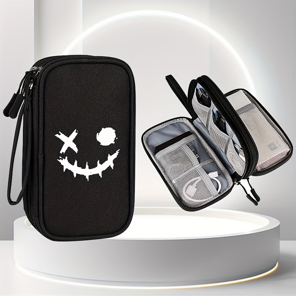 E-shop [Tasche in Tasche, Aufbewahrungstasche] 1 Stück Multifunktionale Aufbewahrungstasche, Tragbare Digitale Aufbewahrungstasche, Doppellagige