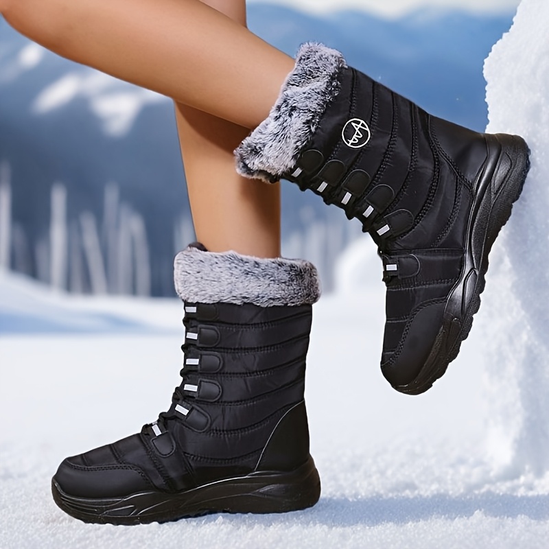 Ankle Boots For Women's Short Black Winter Boots Women'S