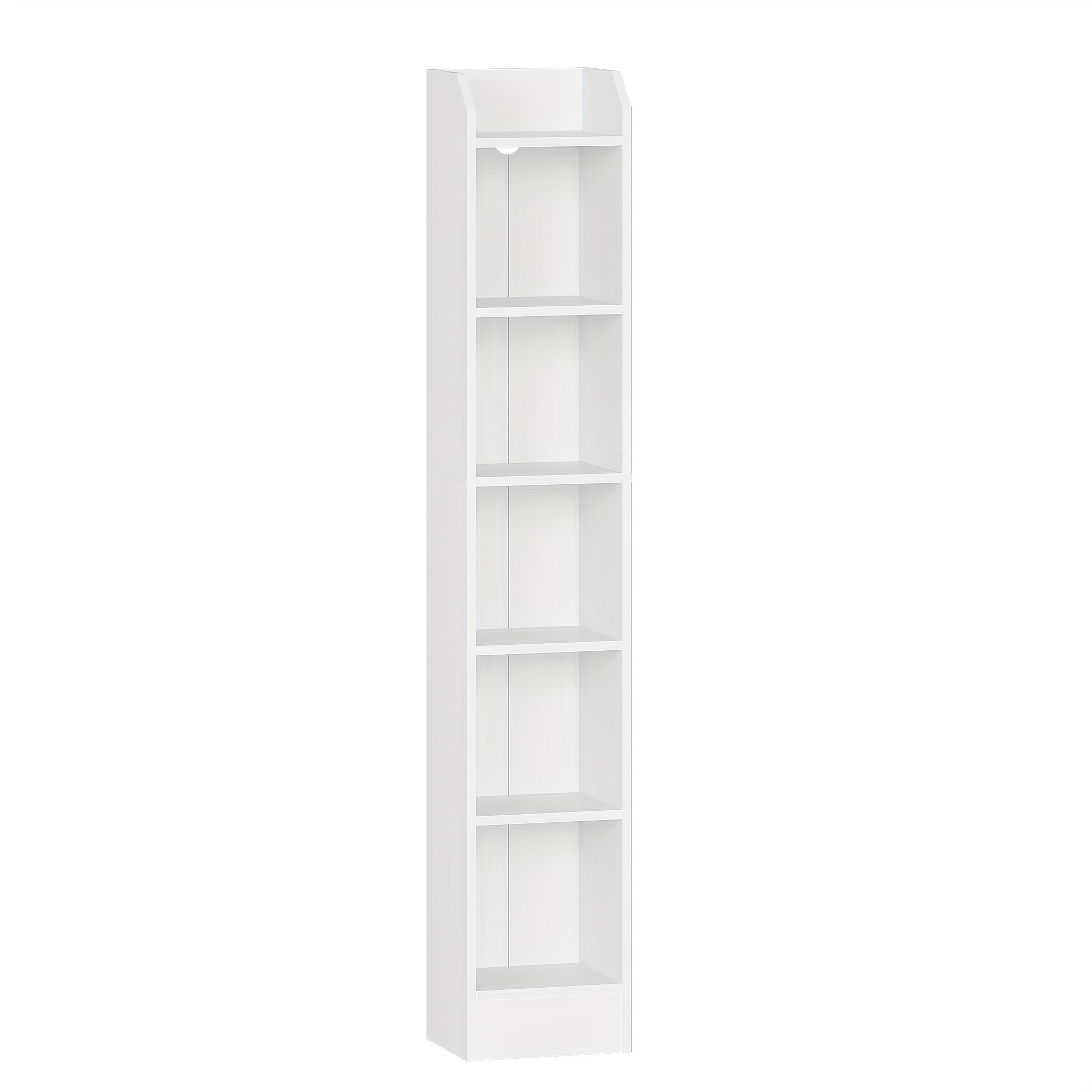 Bookshelf, 6-tier Standing Shelves, Storage Shelf, Collectibles Shelf, Adjustable Panels, For Living Room, Office, 24 X 30 X 169.5cm, White, Corner Shelves