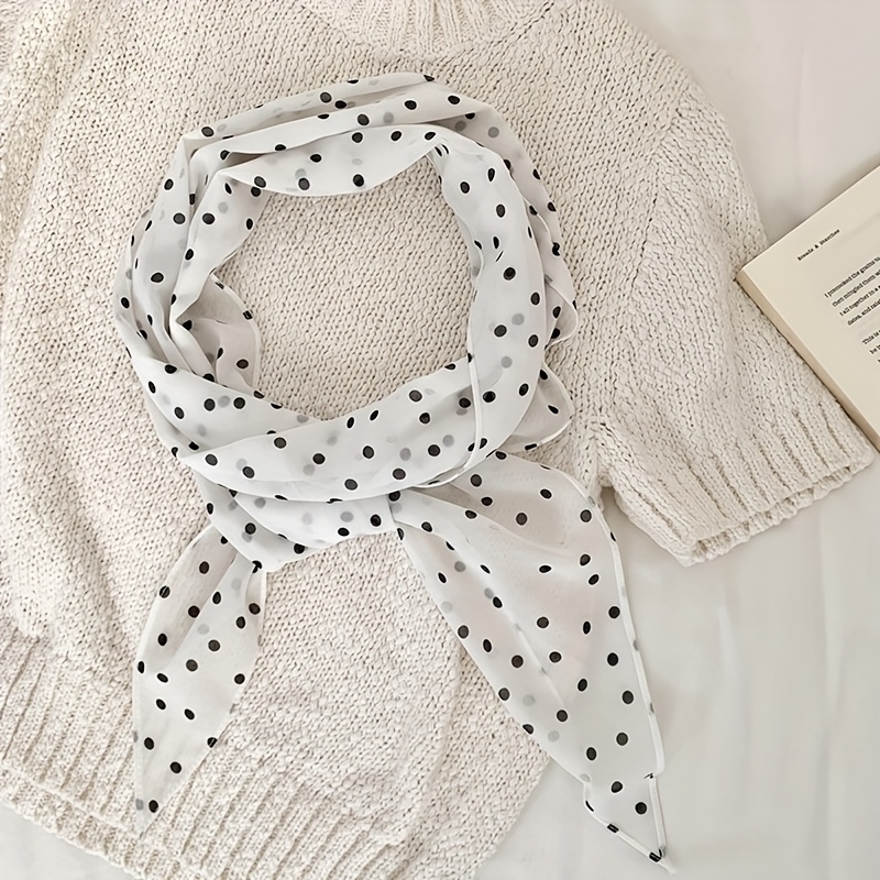 Elegant Long Snake Print Scarf Versatile Polyester Neck Scarf with  Intricate Pattern *sh Hair Accessories, Casual Attire, and