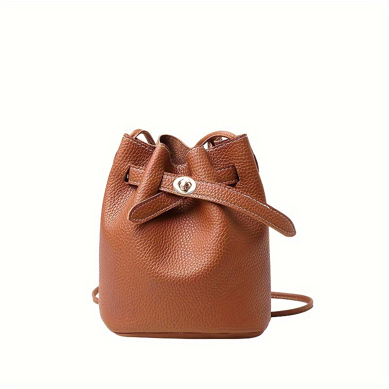 TEMU Macaron Casual Mini Bucket Simple Shoulder Crossbody Bag