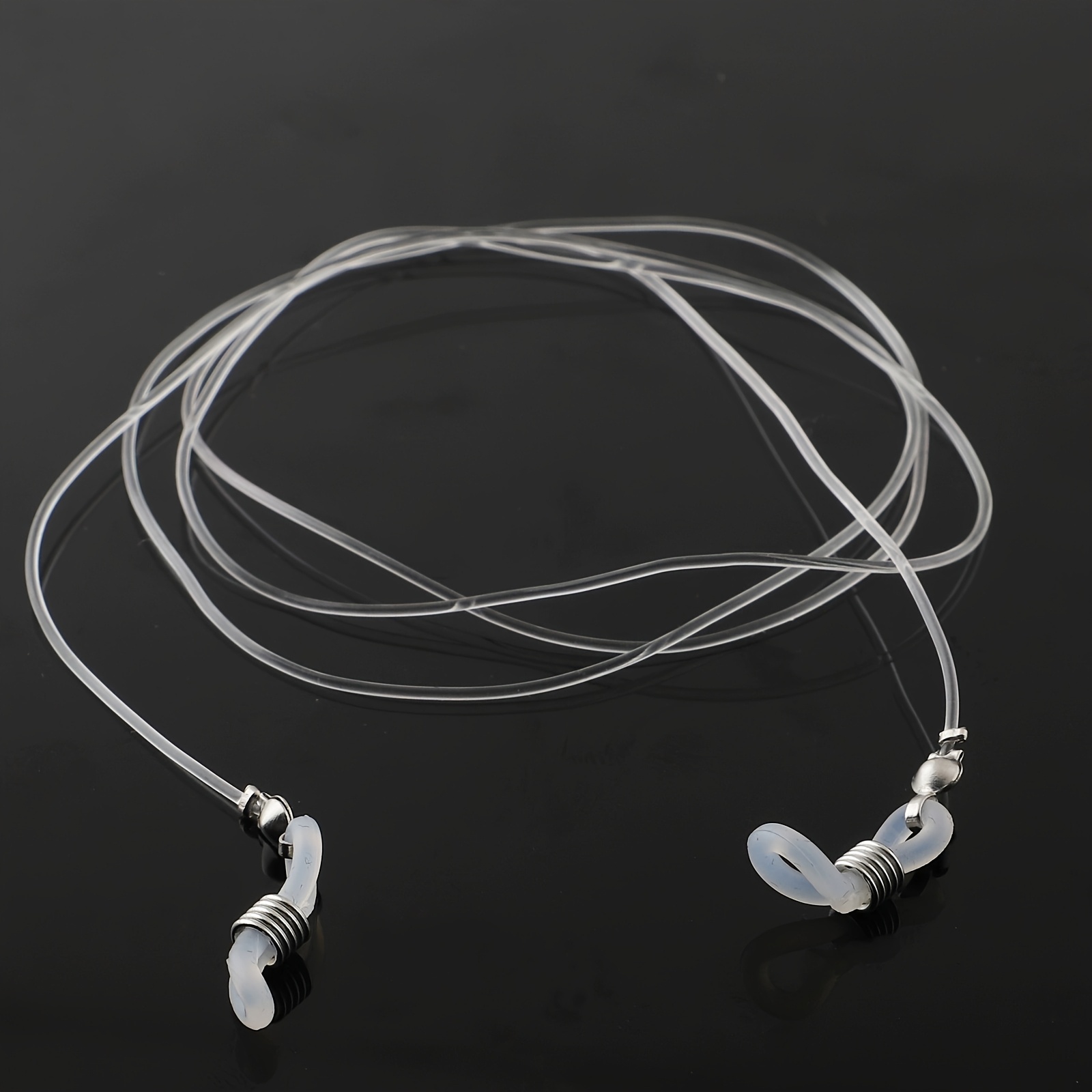 TEMU Transparent Elastic Glasses Strap To Prevent Loss, Chain For Reading Glasses.