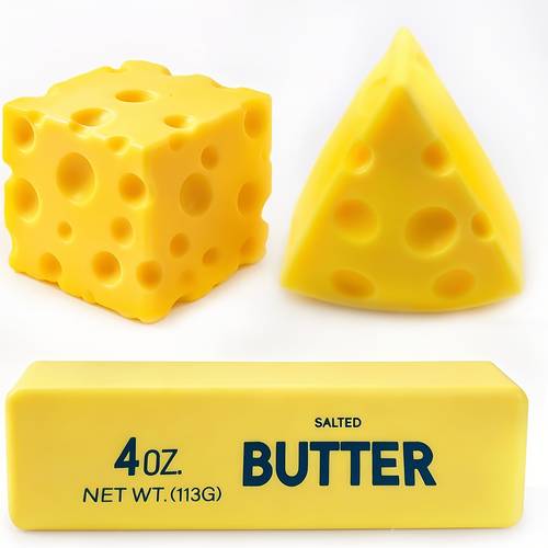butter set 3pcs cheese butter toy 3pcs slow rising squeeze stress balls realistic food shape soft sensory toy for kids assorted varieties
