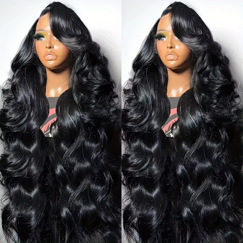 Image of Body Wave Lace Front Wigs Human Hair 250% Density 13x6 Hd Lace Frontal Wigs For Women Human Hair Lace Front Wigs With Baby Hair 16-