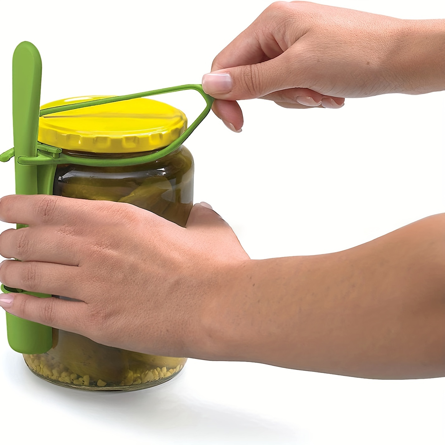 

1 Set Premium Metal Kimchi Fork And Grabber - Olive Picker Kitchen Utensil, Jar Clamp Design, Ideal For Home And Gift Use