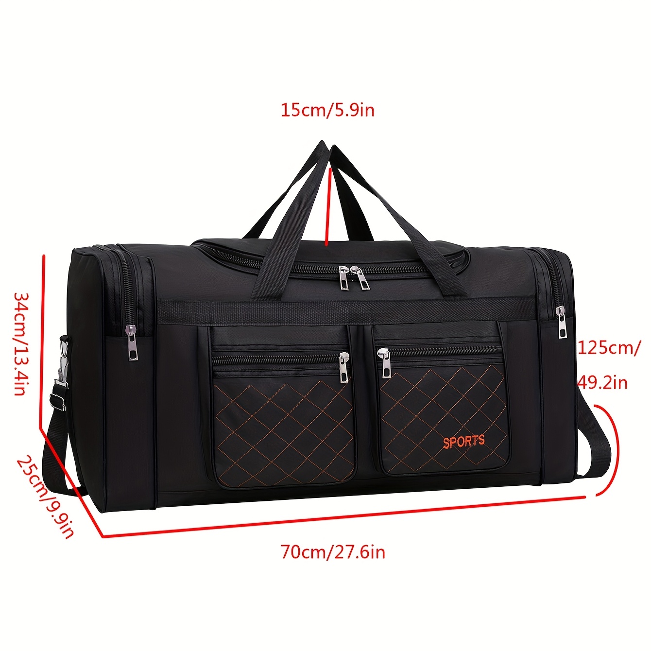 1pc foldable travel bag large capacity bags luggage temu - Temu