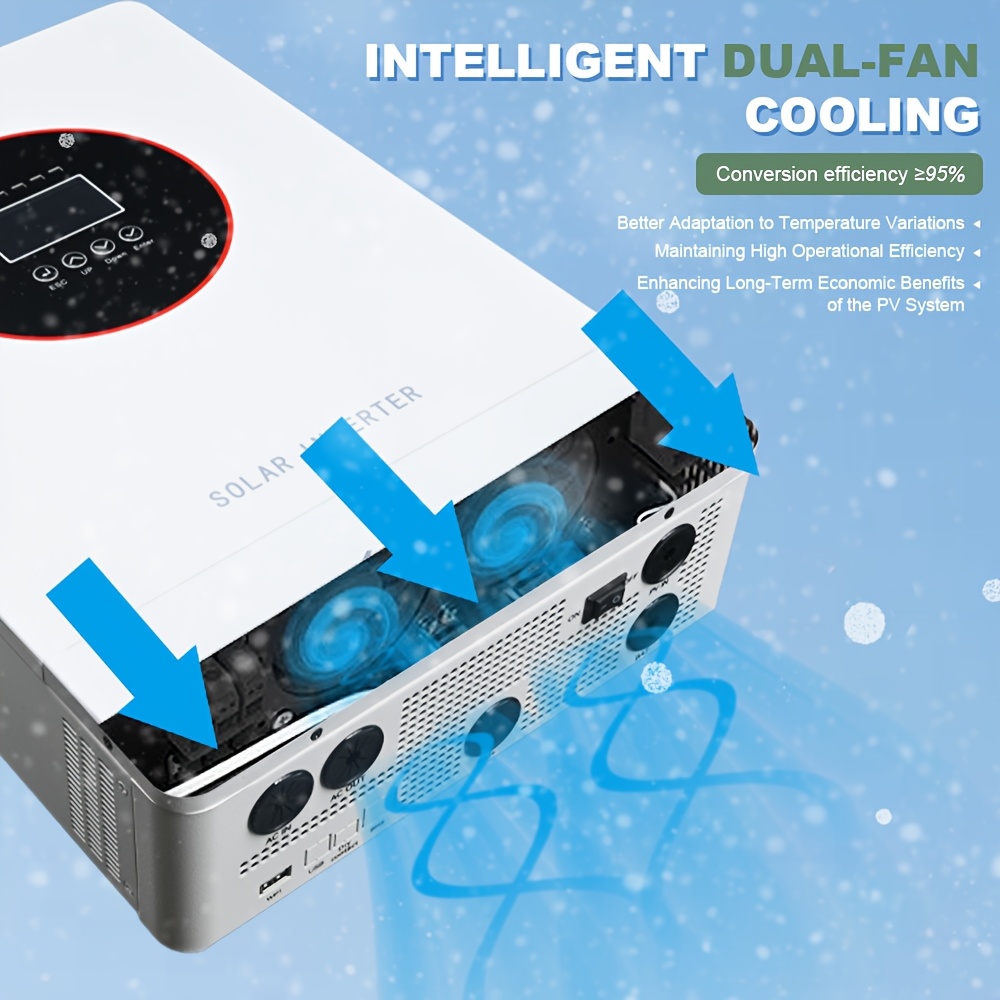   100a mppt solar inverter with high-frequency off-grid converter - 24v   to 230v ac, 3600w  , compatible with lead-acid & lithium batteries, fast delivery  , magnetic material, 1-3 day delivery, solar power inverter, battery charging,  , durable construction, without battery Product details 3