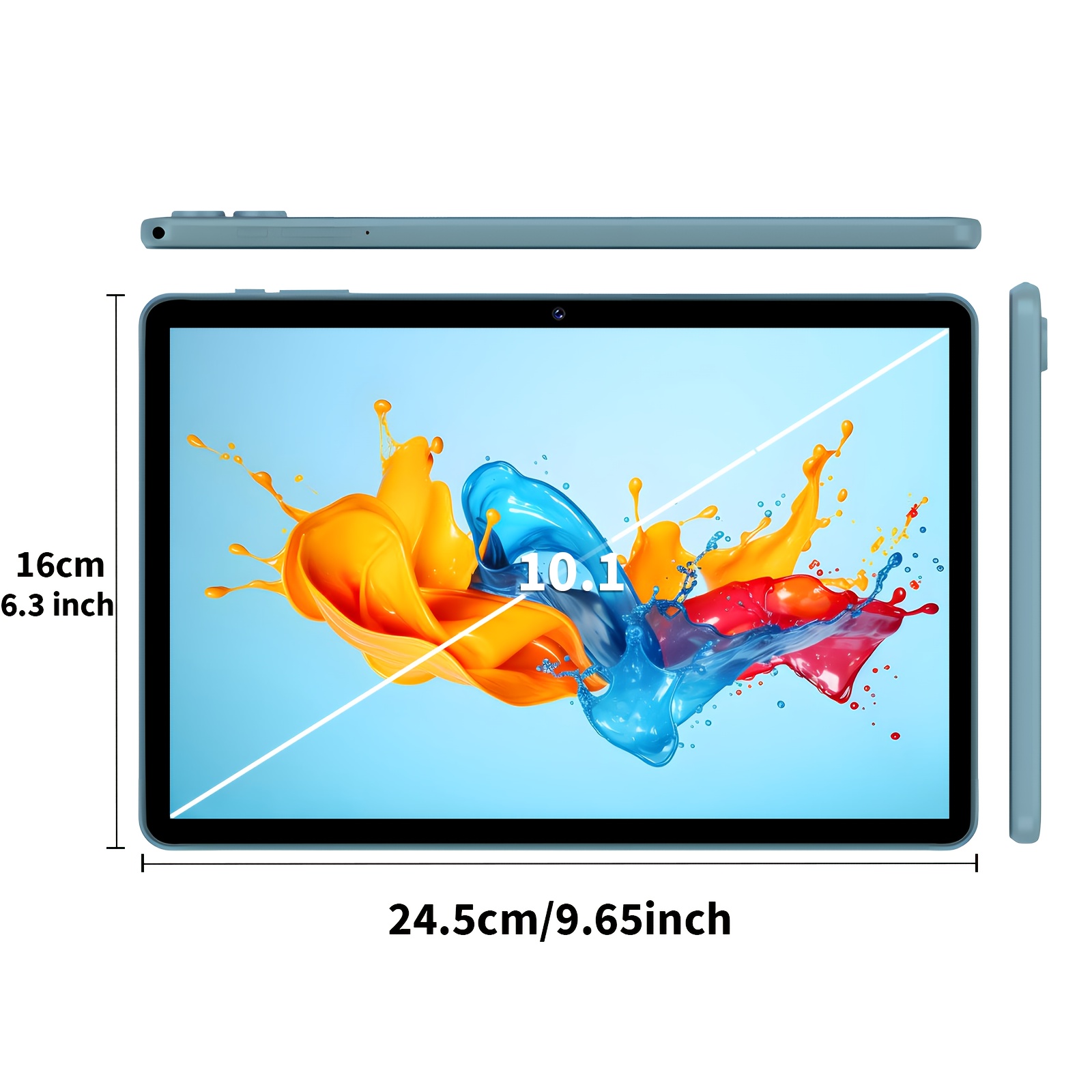 New Tablet PC, 24GB(4GB+20GB) RAM, 128GB ROM + 1TB Expansion Support, 1280x800 IPS, 5G WiFi, Large Screen Tablet (without Sd Card&adapter), Valentine's Day Gift, Optional Versions: [Tablet with Keyboard, Mouse, Stand Case, Stylus]/[ Tablet ONLY]
