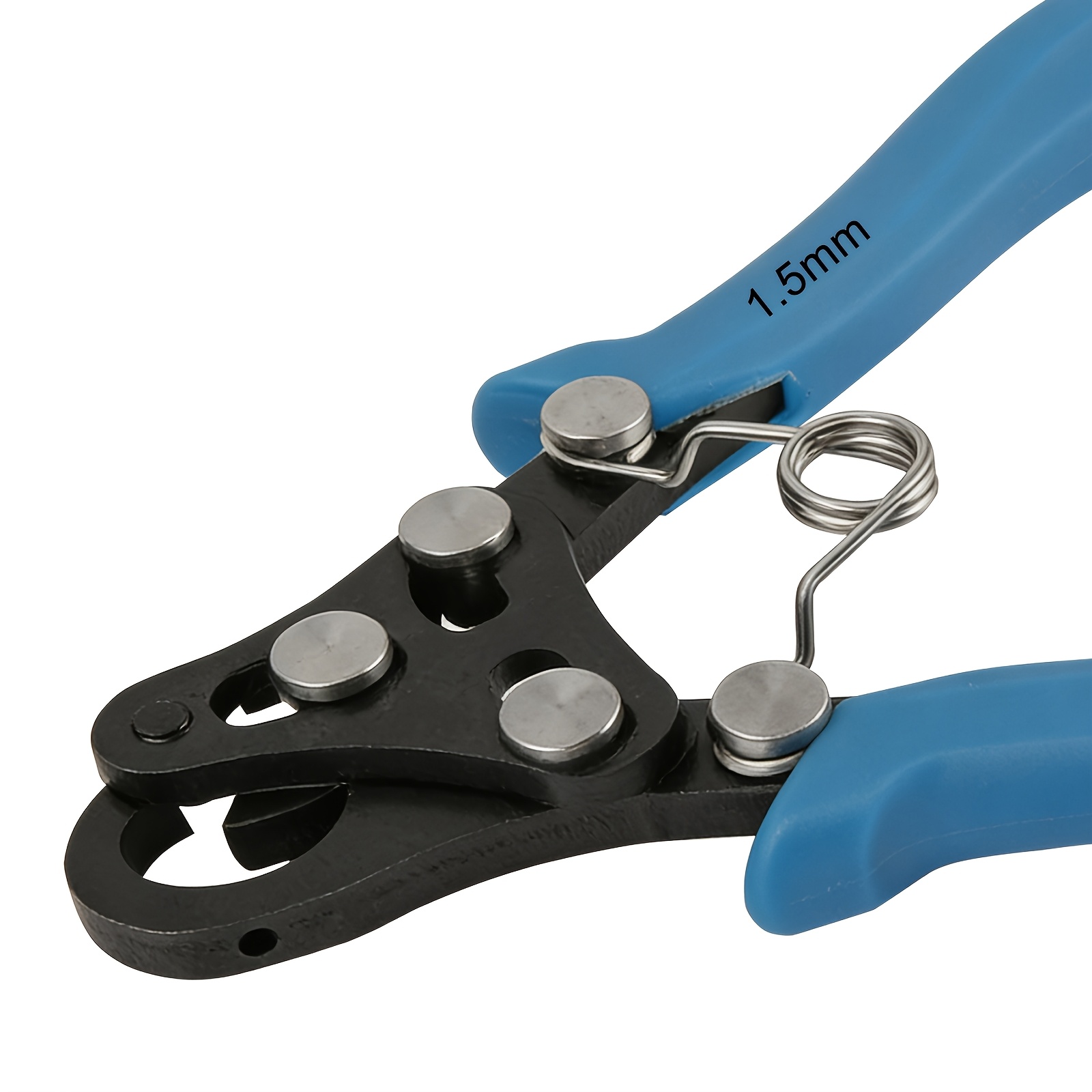TEMU 1-Pack 1.5mm/2.25mm/3mm Pince à rouleau de filetage, matériau TPE+acier; outil de roulement de fil de cuivre pour 0.6mm-1.0mm, efficace pour