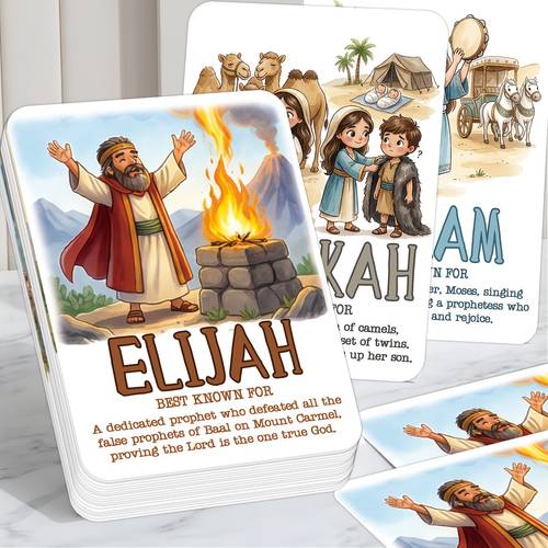 40pcs bible characters themed postcards set bible cards with classic figures ideal for sunday school faith study christian gifts spiritual tools presents for christmas