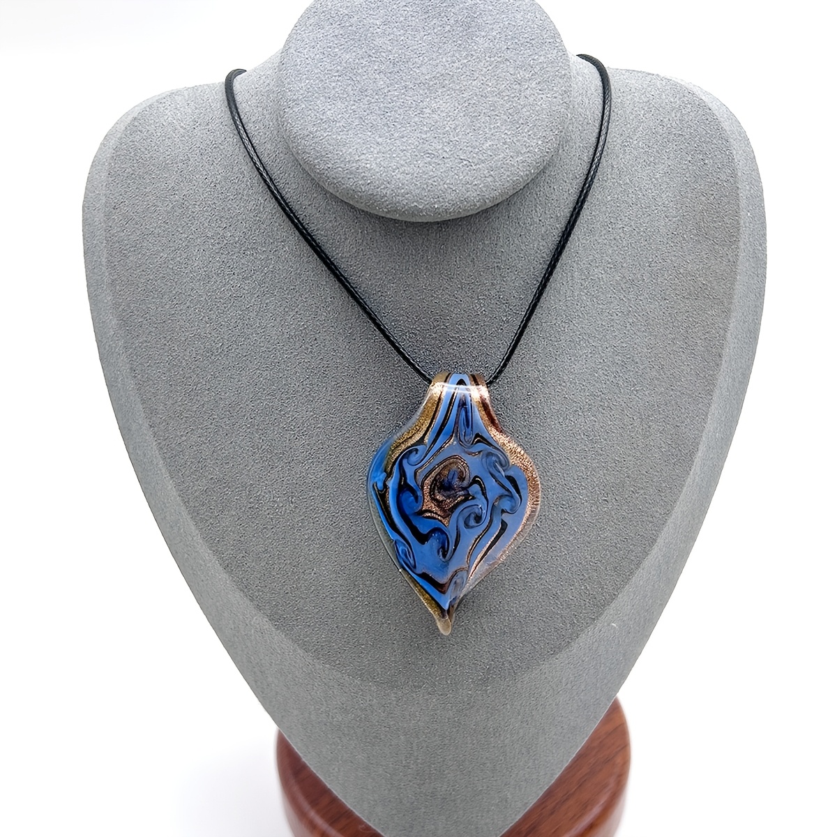 2pcs Glazed Painted Leaf Pendant, Holiday Gift