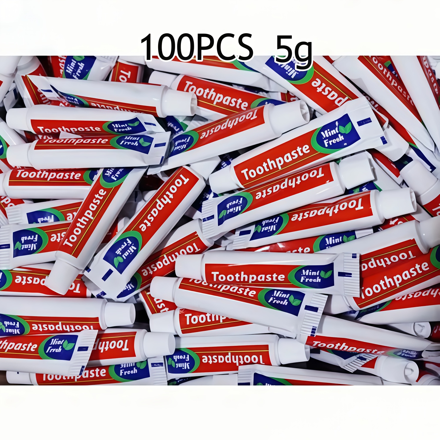 100 bulk tandkräm 0.176oz mini tandkrämtub - Temu Sweden