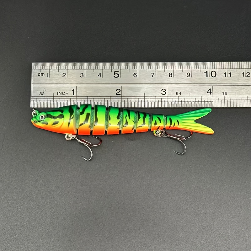 8 Leurres De Pêche Articulés - Poisson Nageur Avec 6 Segments