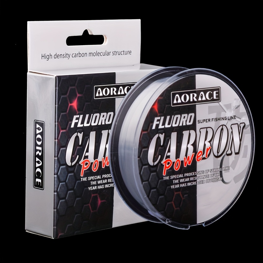 Image of 100m/109yds Clear Fluorocarbon Fishing Line, 4.1-34.3lb Invisible Fishing Line, Powerful Shock Absorber, Suitable For Salt And Fresh Water