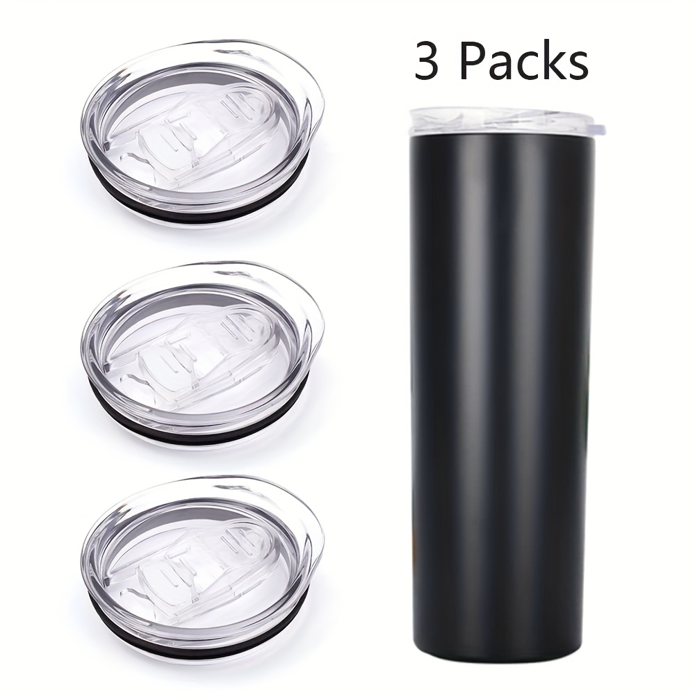 

6pcs/12pcs 20oz Replacement , 2.75in Cup Mouth Compatible With Cups, Proof Resistant Silicone Sliding Covers