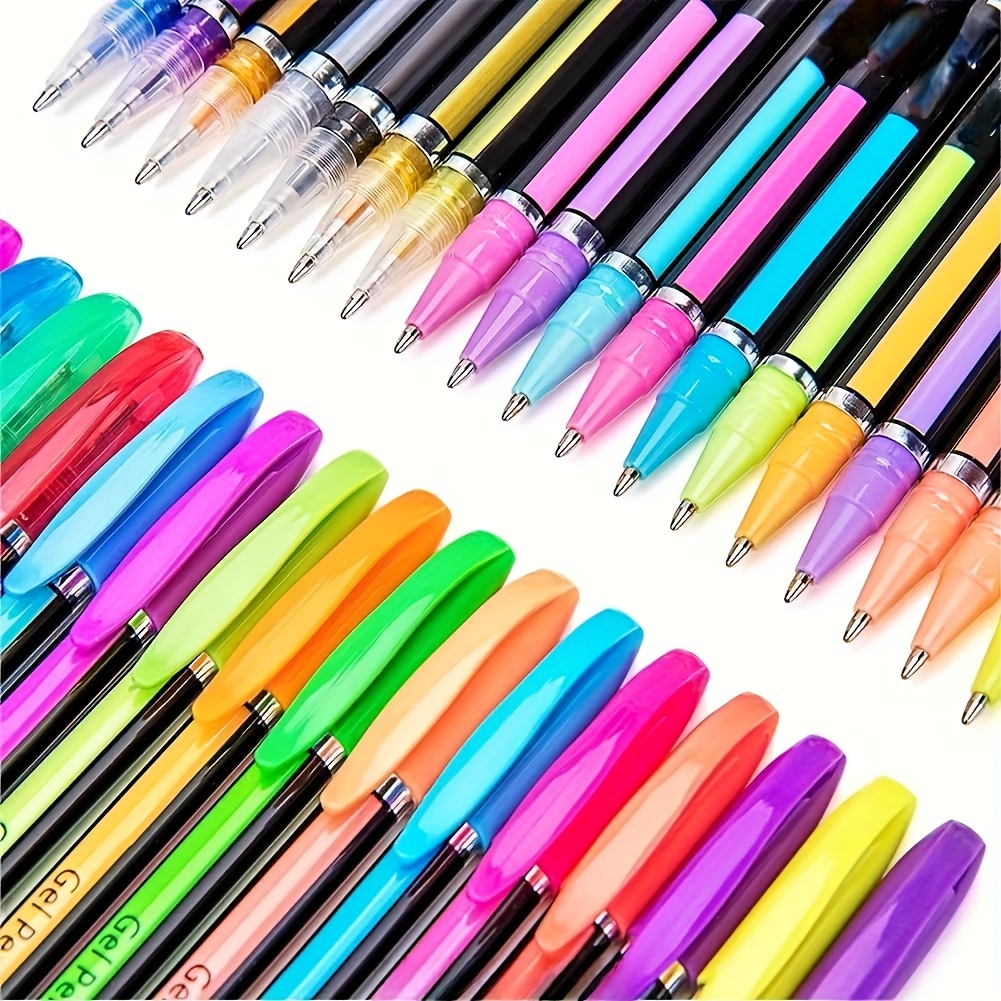 

48 Colors Color Gel Pen Doodle Painting Stroke Permanent Waterproof Gel Pen Artist Gift Student Gift