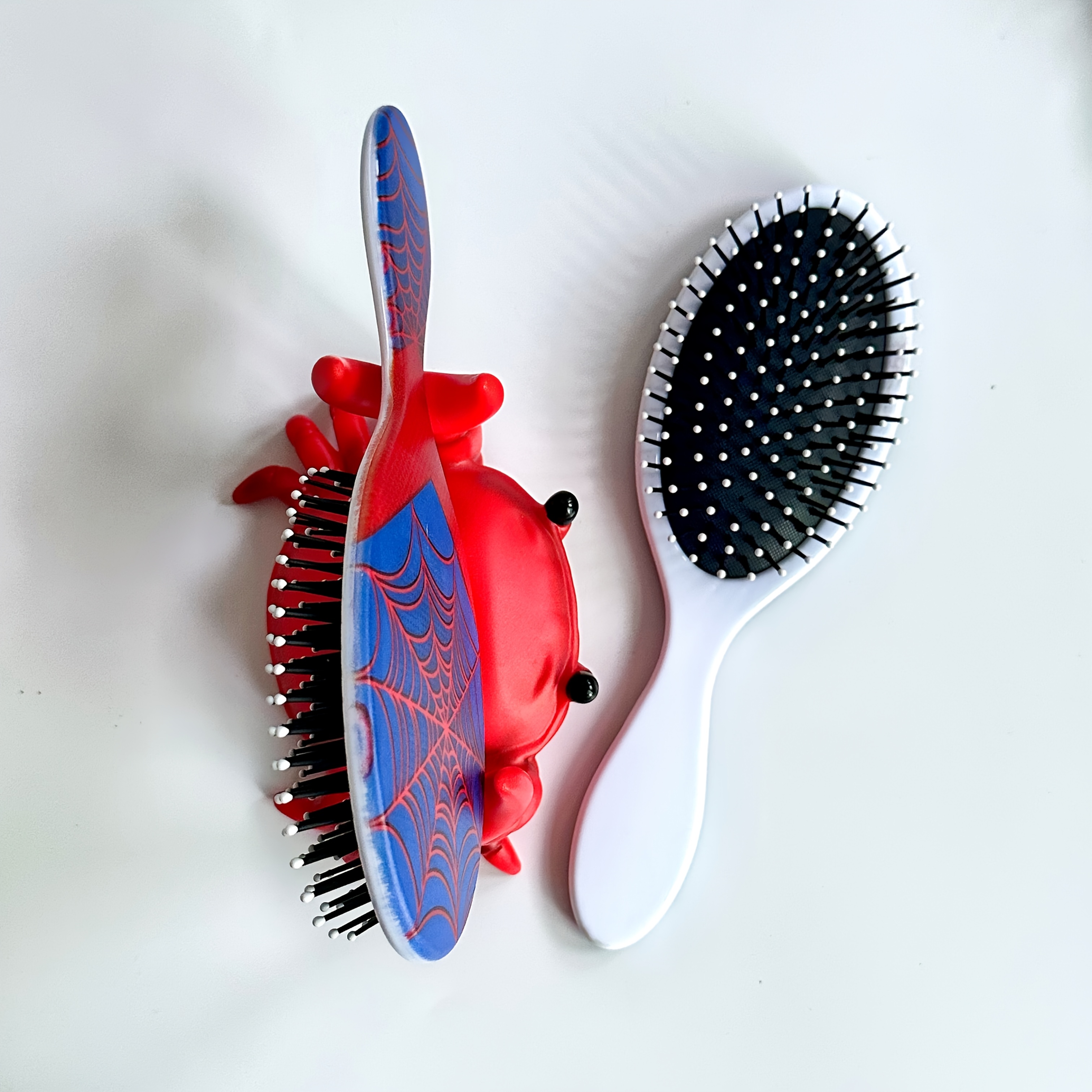 TEMU Two-color Mesh Cushion Comb, . 1pc