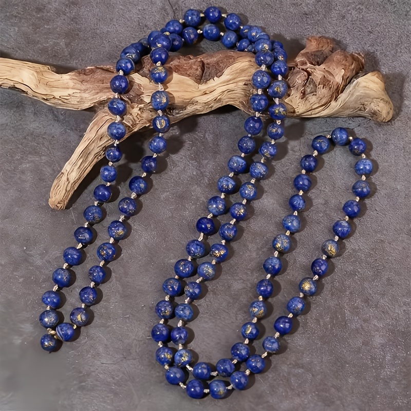 TEMU 1pc Of Hand-made Beads With 108 Beads/good Luck And Peace, Of Wisdom And Spirituality. Gift For Relatives, And Practitioners. High-quality Gift
