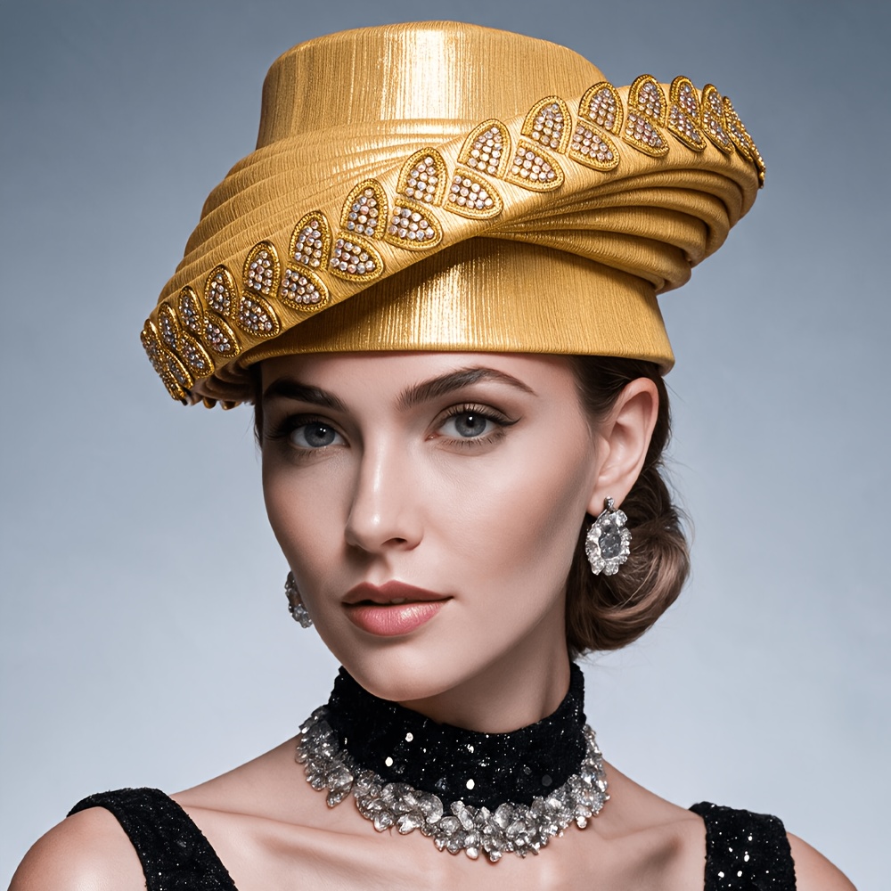 TEMU 1 pieza, de color sólido de moda femenina, hoja de diamante con capas, Pañuelo africano tradicional, Accesorio casual atmosférico, Disponible en