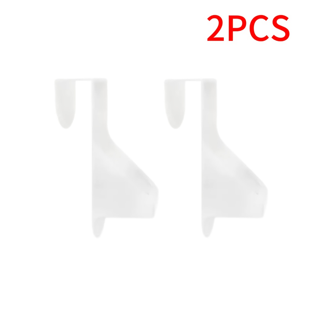 2pcs Spray Bottle Hanging Rack - , No Drilling Required, White Set Of 2pcs - Household Storage Organizer, Spacesaving Solution, , Sturdy Construction, Durable Plastic, Busy Households, Apartment