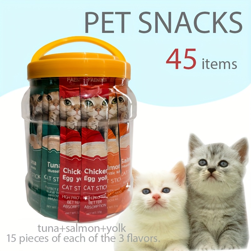 Training Treats For Cats In 3 Flavors, A High-value Reward Lickable, Squeezable, And Easy To Serve, Which Cats