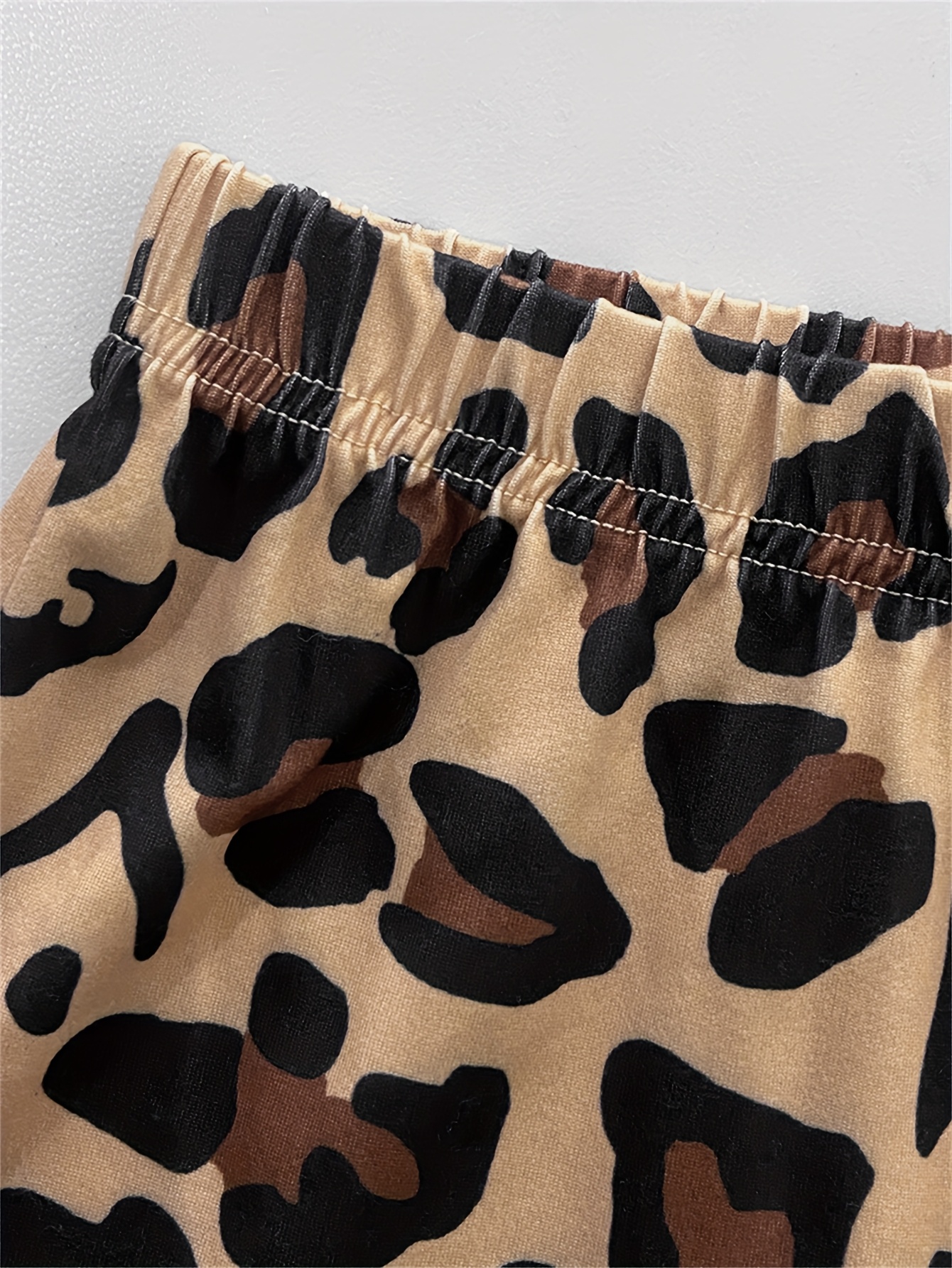 2pcs printed round neck short sleeve set gradient printed loose pants womens summer pajama set breathable   clothing two piece set Product details 25
