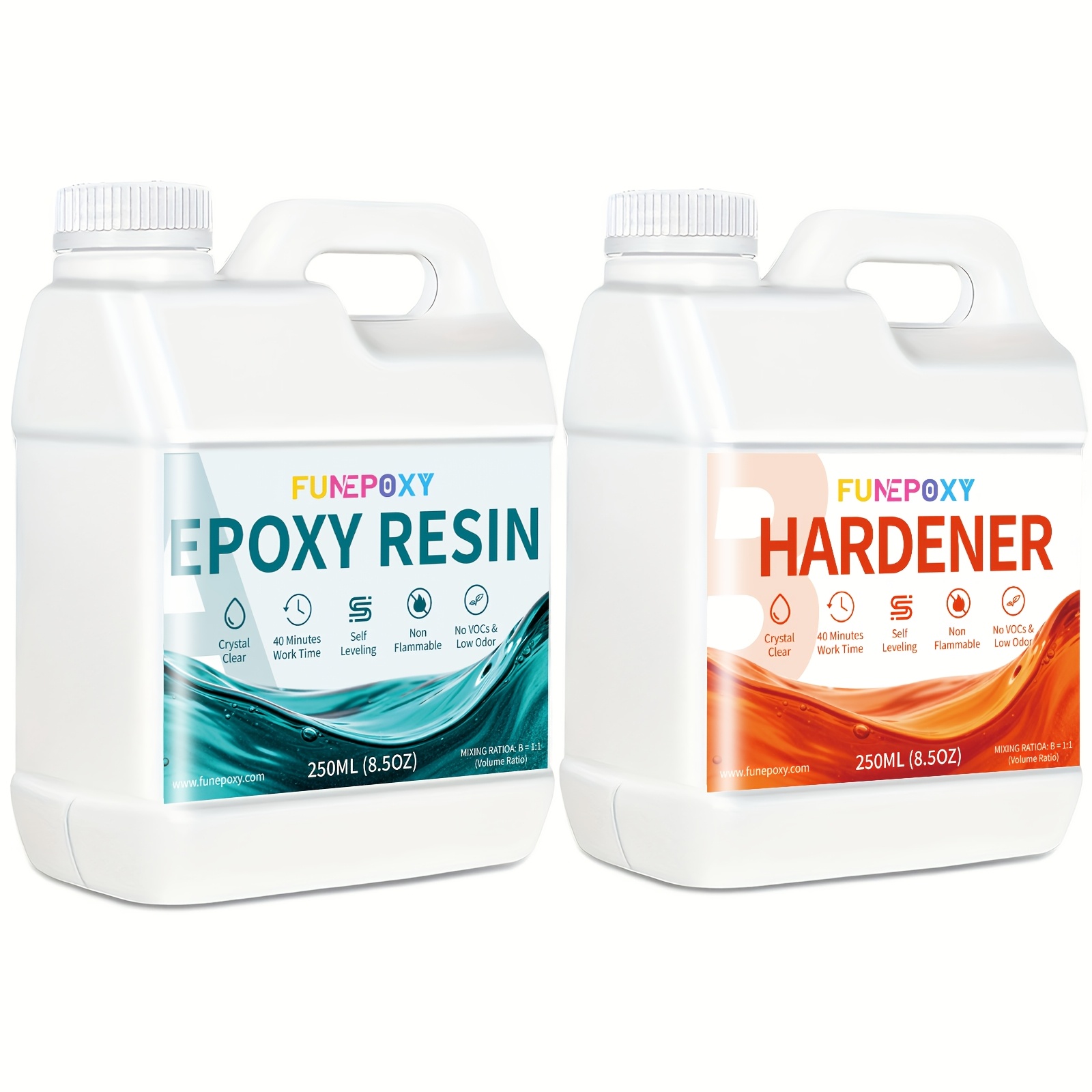   500ml 1l 2l kits   kit   resins and hardener kit   casting coating for   tops art casting resin jewelry projects tumbler crafts molds art painting