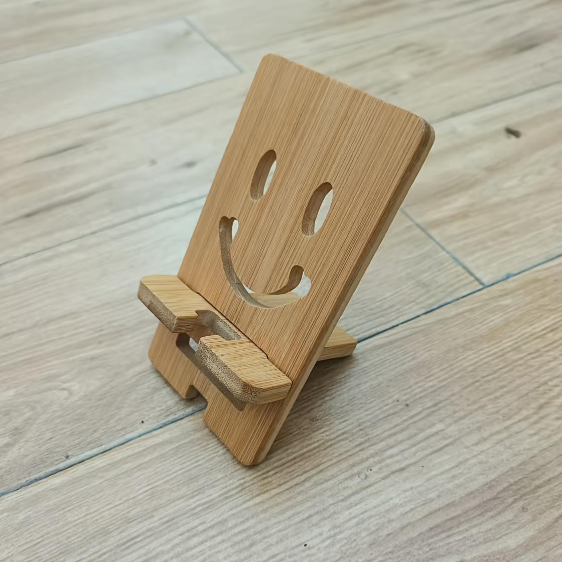 1pc Bamboo Phone Stand