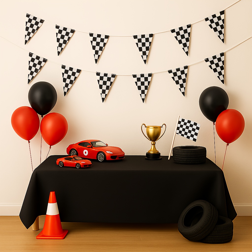 Cars Geburtstagsballon-Set – 10 Folienballons Mit Auto-Motiv – Für Helium-Deko, Kinderparty & Autothema