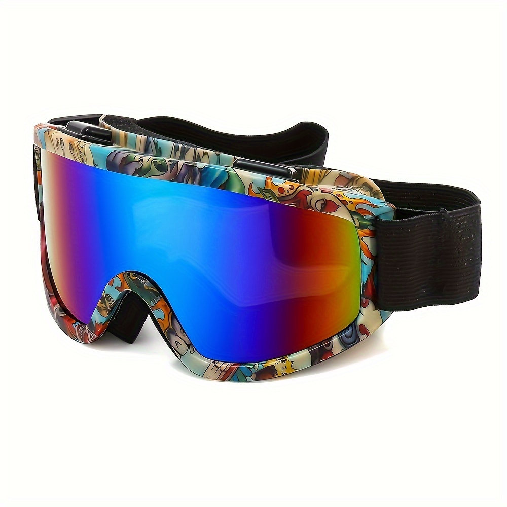 Double Layer Ski Goggles Outdoor Large Framed Windproof And Sand Proof
