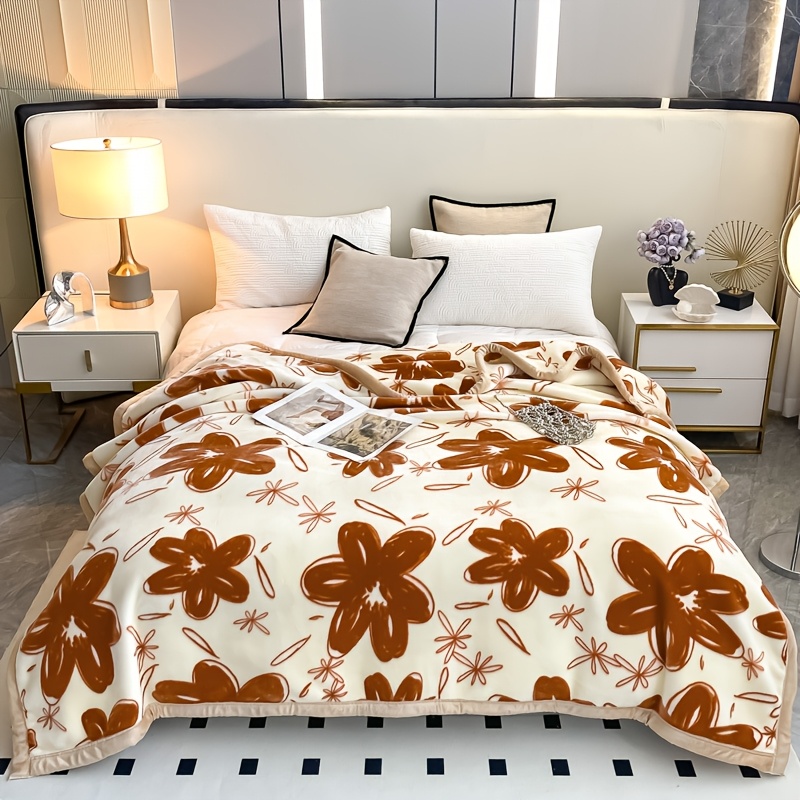 1pc heavyweight 2kg 3 5kg 4 4 7 7lbs plush   throw blanket dual sided layer thickened insulation thermal   dual sided design ultra soft   bedspread couch cover machine washable luxury blanket for     gift for   Product details 10