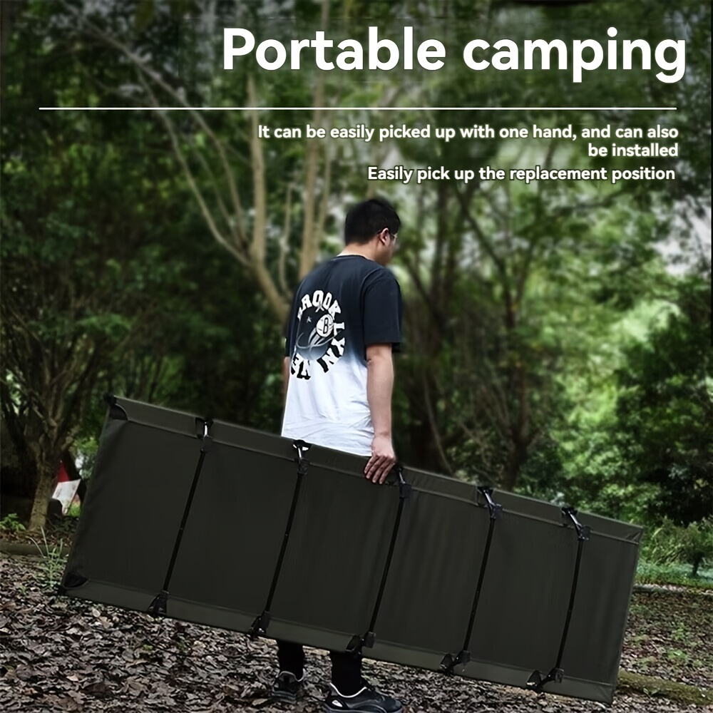 Klappbett für den Außenbereich, Klappcouch aus Aluminiumlegierung, Wander- Camping-Klappcouch, tragbares Zeltbett