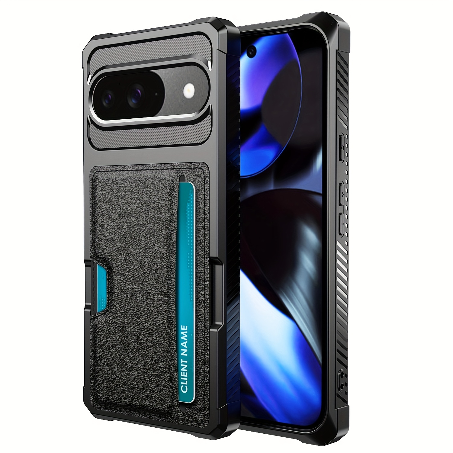 TEMU Phone Case: Pixel 9 Pro Xl Magnetic Mount Compatible With 8 Pro Card Slot Protective Case New Pixel 8a Full Coverage Thickened Anti-drop Card