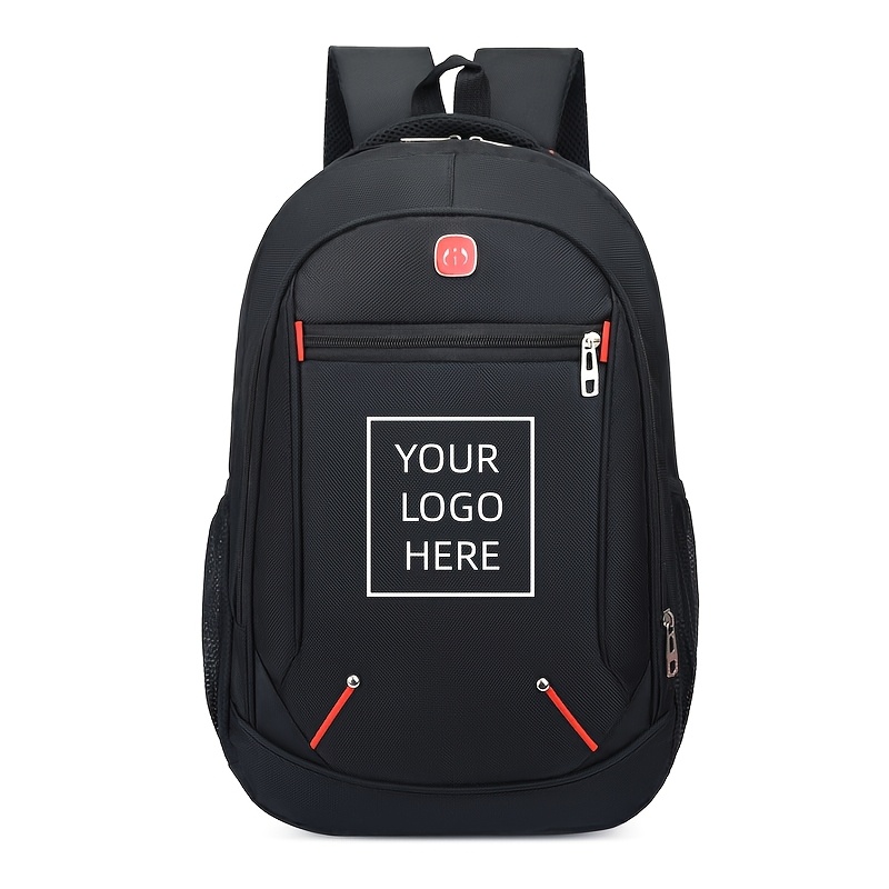 TEMU Customizable Logo-printed Backpack, Backpack
