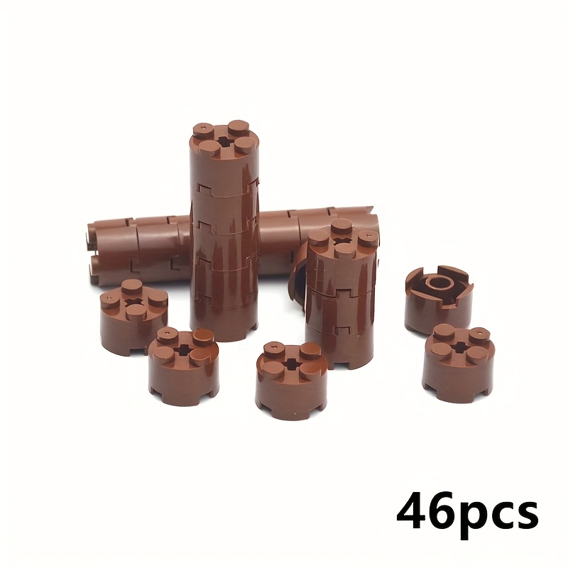 46pcs Compatible Assembles Particles 6143 3941 2x2 For Building Blocks Diy Educational Toys