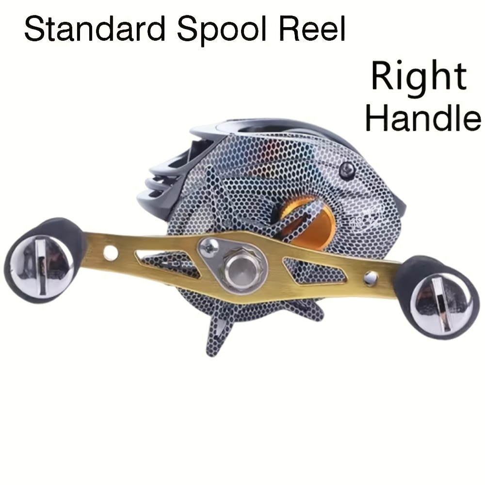 TEMU Ultra-lightweight Bait Reel, Resistance 22 - Suitable For Freshwater And Saltwater Fishing, , Magnetic Braking System