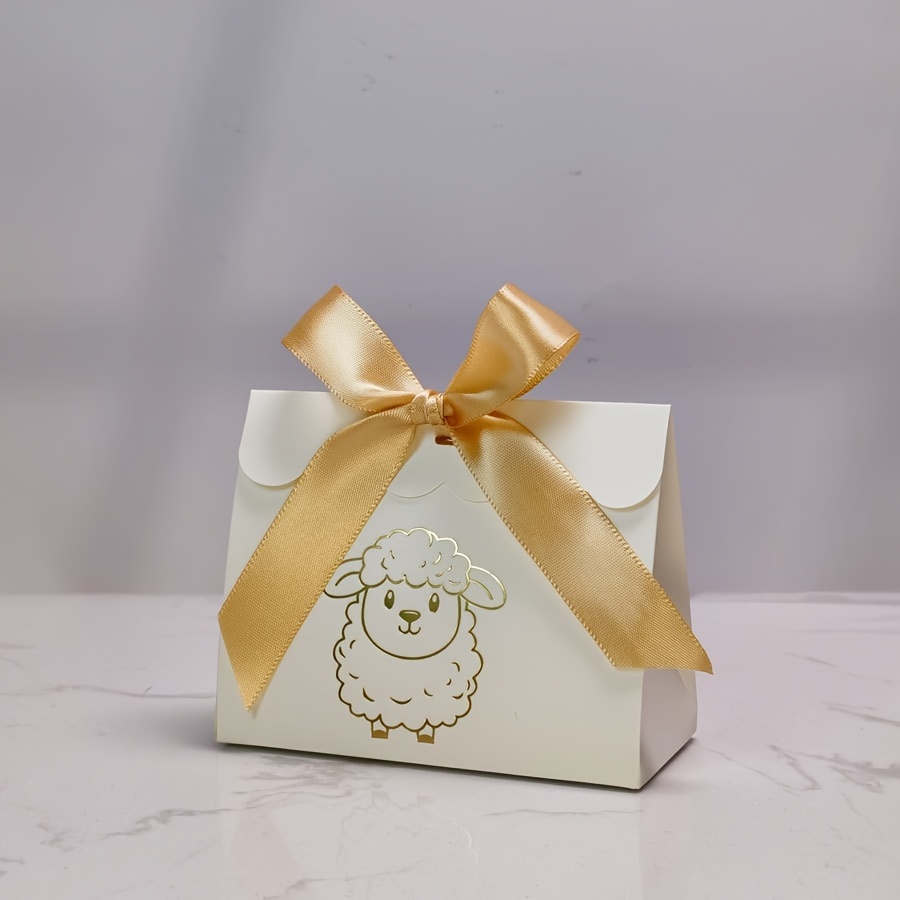 E-shop 10 Stück Schaf Eid al Süßigkeitenboxen Kareem Deko für Zuhause Muslimische Islamische Fest Partyzubehör