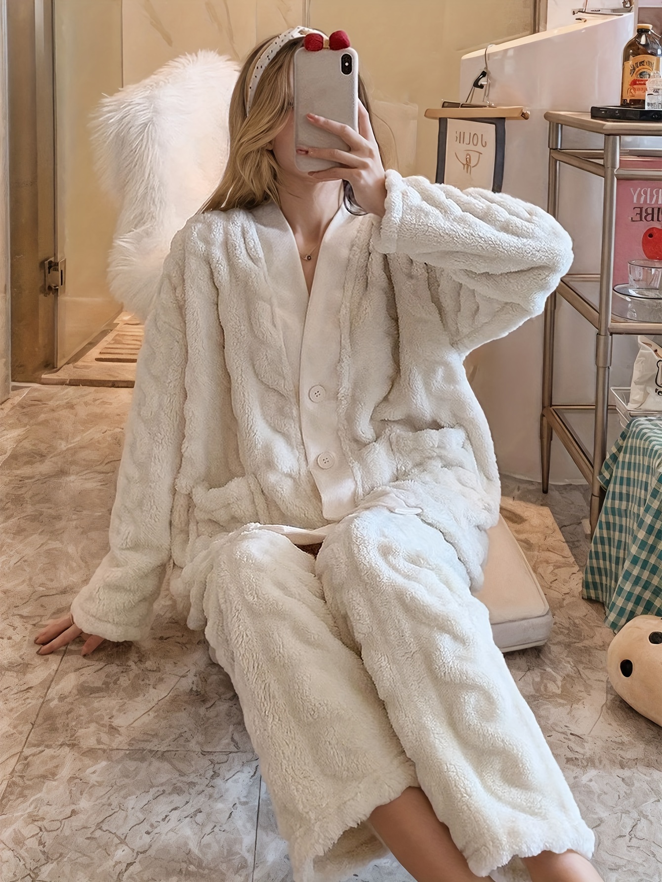 pyjama en femme lautomne lhiver design simple Temu France