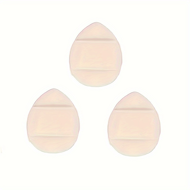 TEMU Birnenförmiger Make-up-Schwamm 3er-Set Mini-Farben Make-up Fingerquaste, Wassertropfenform, Duftfrei, Make-up Zubehör Make-up Werkzeuge Make-up