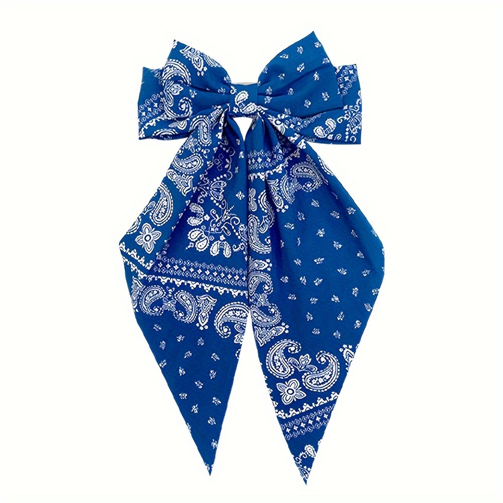 8pcs elegant minimalist bow tie hairpins set printed fabric bow hair accessories for women casual daily wear halloween festival hairpins Product details 8