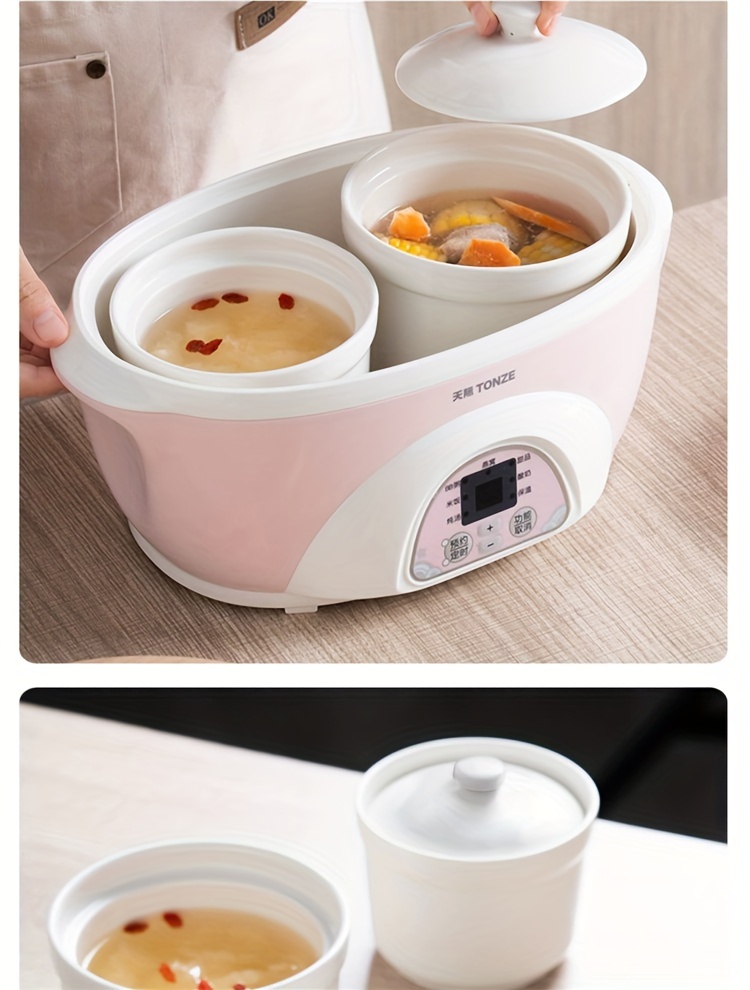 cute ceramic   bowl with lid   soups desserts healthy cooking   kitchen restaurant essential details 2