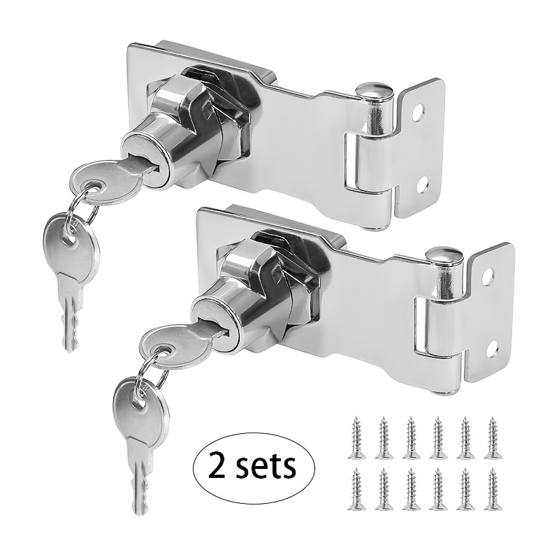 TEMU 2sets Furniture Safety Lock, , Anti-theft Padlock, Cabinet Mailbox Drawer Lock, Storage Cabinet Lock, For Cabinets, Mailboxes, Drawers, And Door