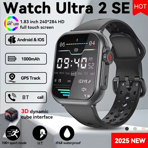 littlemeatball watch women 1000mah battery 100 sports bt talk gps track smartwatch pink