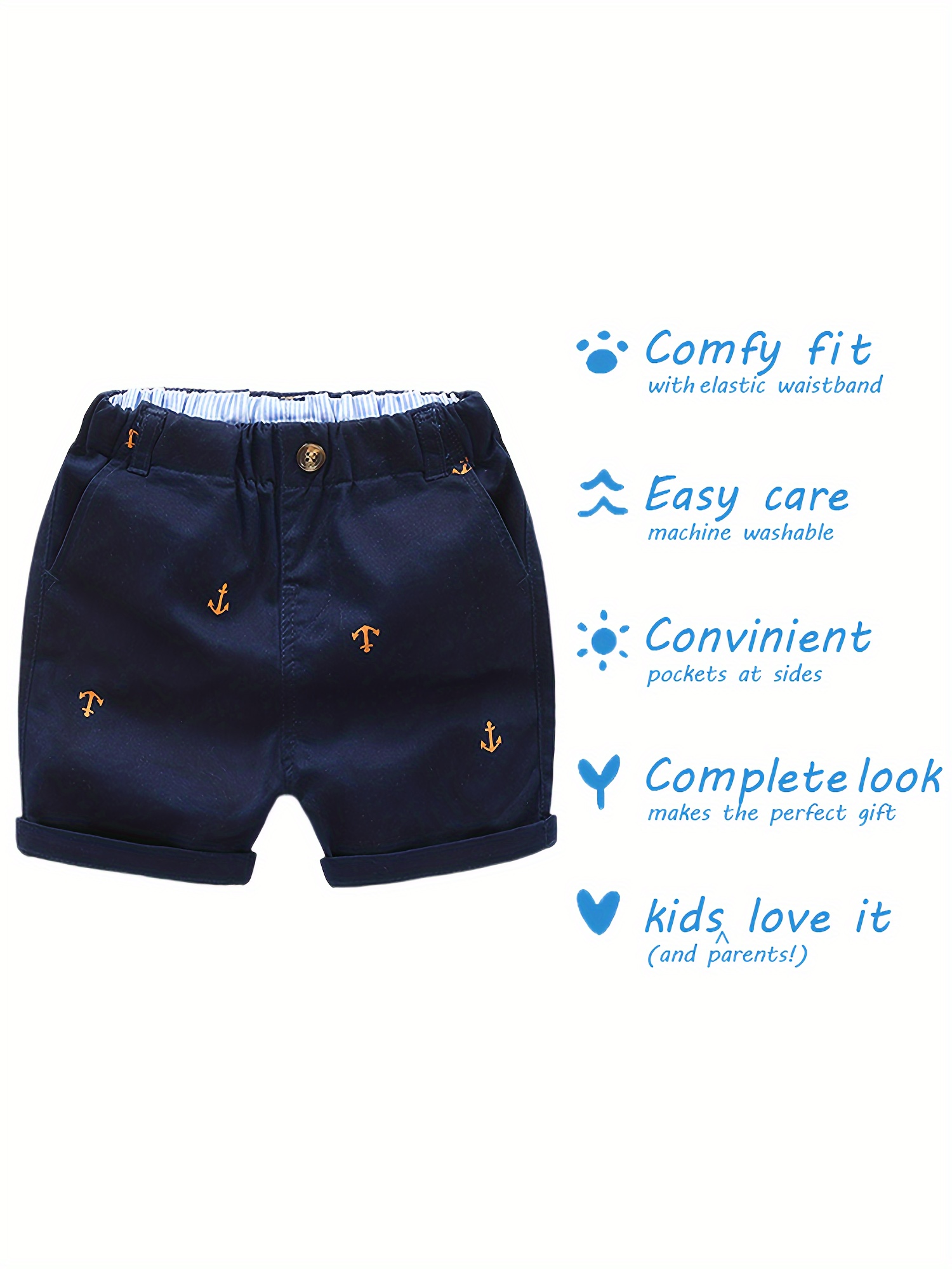 pack pantalones cortos deportivos algodón niños pequeños Temu