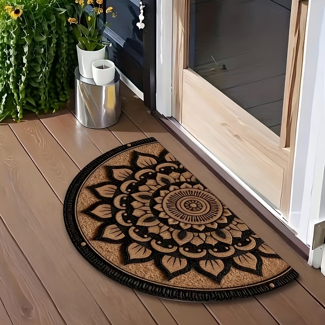 TEMU 2d Plane Welcome Mat, Suitable For Entryway, Bedroom, Kitchen, And Bathroom Multi-use Decorative Floor Mat