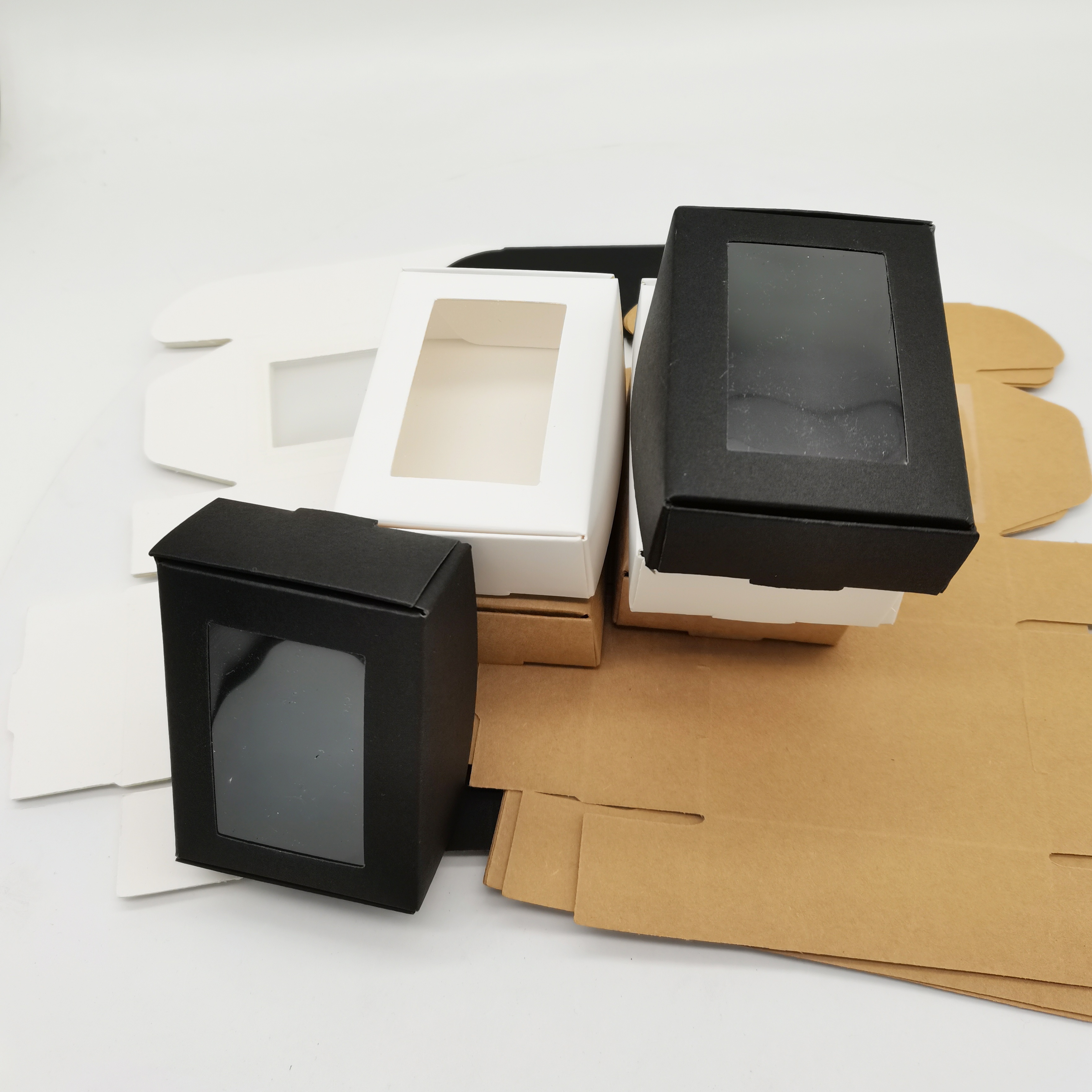 24 cajas de regalo de papel de cartón blanco cubos de 2.5 pulgadas